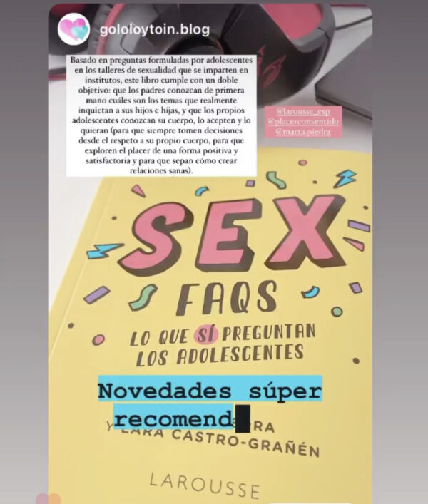 Libro sex faqs adolescentes